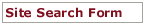 Site Search Form